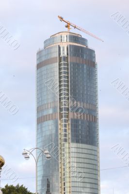 The  new builded skyscraper