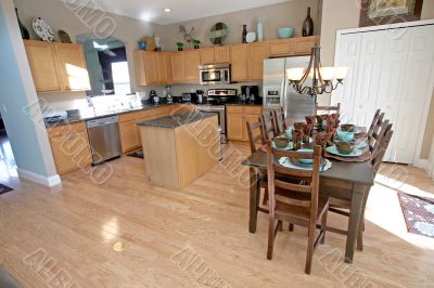 Kitchen and Breakfast Area