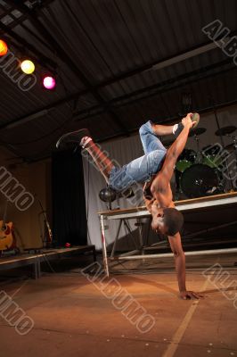 African freestyle hip-hop dancer