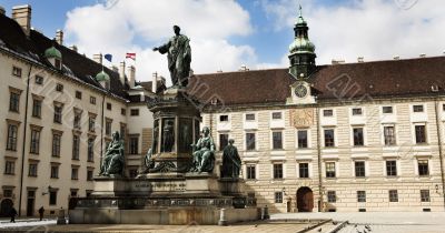 Statues infront of building in Vienna