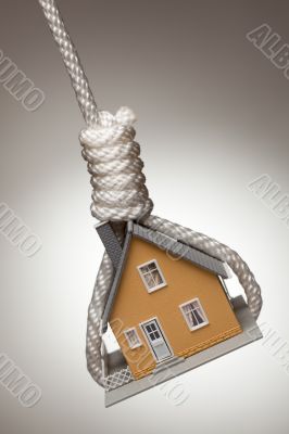 House Tied Up and Hanging in Noose