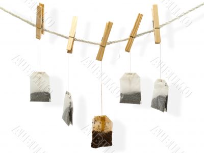 drying tea bags