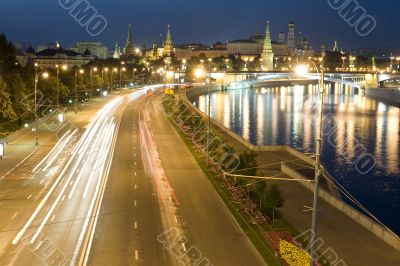 Kremlin and traffic light