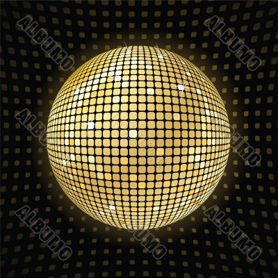 Shiny disco ball