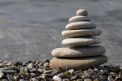 pebble stack