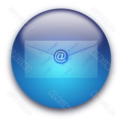 Email envelope button