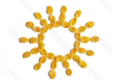 Sun of corn flakes