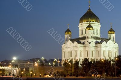 Cathedral of Christ the Savior the night