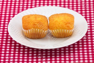 Plate of  cakes