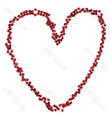 beads in heart
