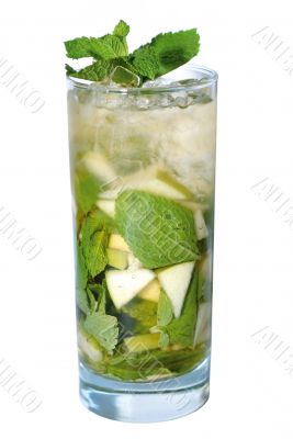 cocktail with mint