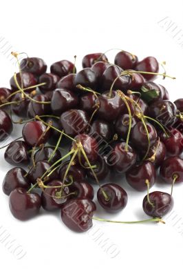 sweet cherries closeup
