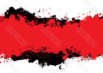 red n black ink