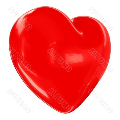 Heart symbol 3d