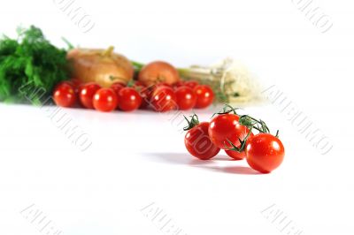 Tomatoes, parsley