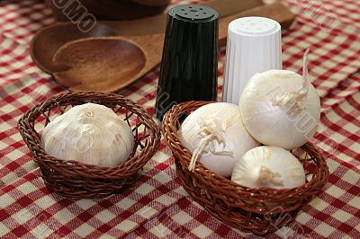 Onion, garlic