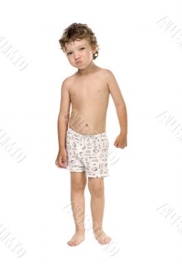 Little boy in pants