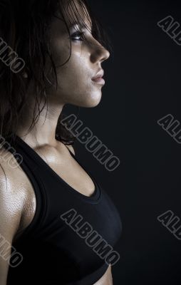 Sexy wet skin