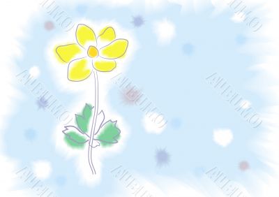 Flower watercolour