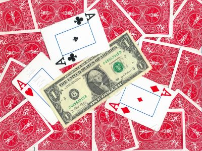 Cards and money