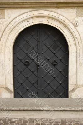 Old steel door