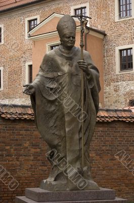 Statue of Pope John Paul II