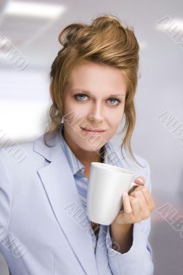  beautiful young woman smartly dressed