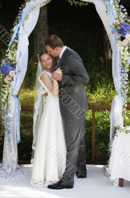 Newly-married couple