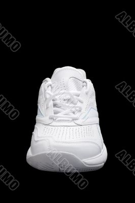 shoes isolated on the black