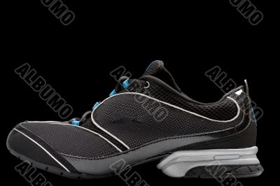 shoes on black close up