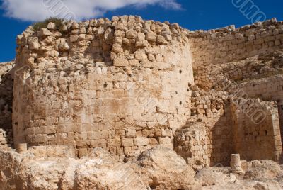 Herodion ruins in Israel