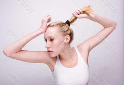 blonde girl