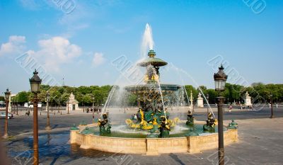 Fountain at Place de la Concorde
