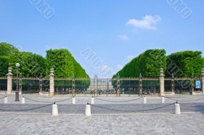 Paving at Palais Luxembourg