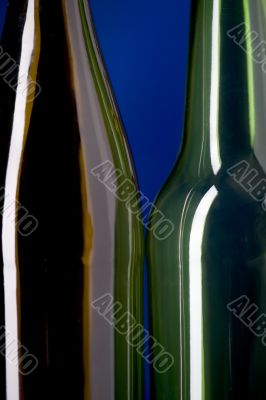 Glass bottle macro