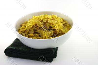 Cornflakes in a Bowl