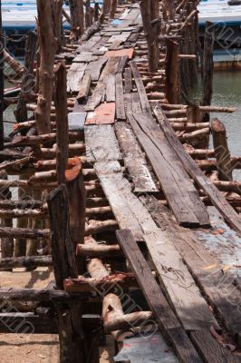 Old Wood Pier; Phang Nga Bay