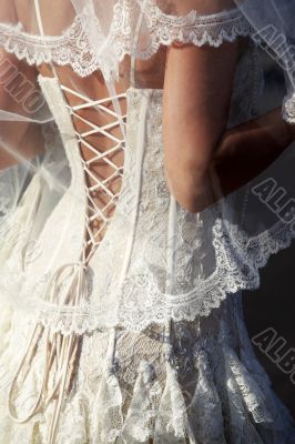 Dress of a bride