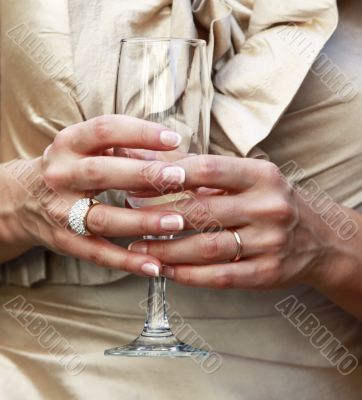Glass of champagne