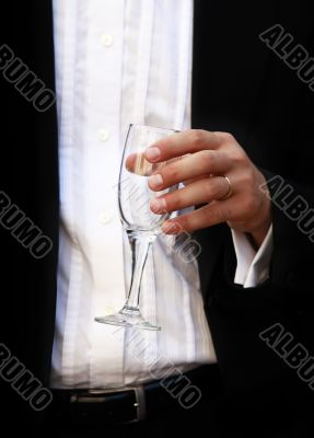 Glass of champagne