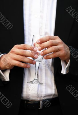 Glass of champagne