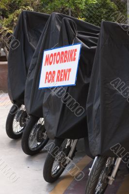 Renting out motorcycles