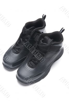 shoes on white background