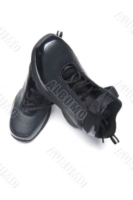shoes on white close up