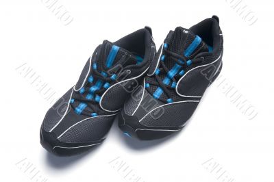 Sport shoes on white