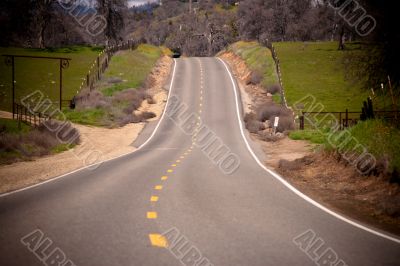 Empty road