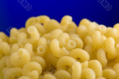 Dry pasta closeup