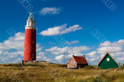 Old lighthouse on a seashore