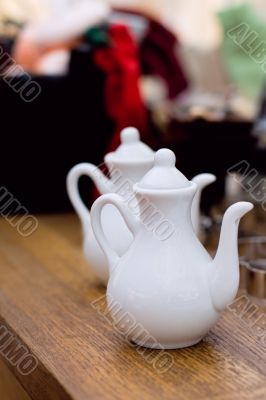 two teapots