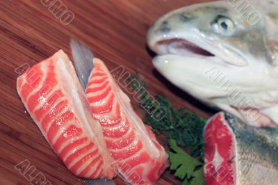 Fresh salmon